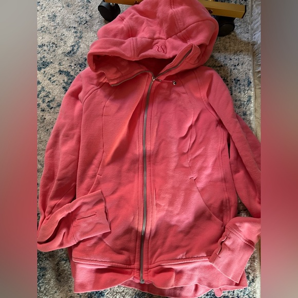 Lululemon Scuba Hoodie *Light Cotton Fleece Flash Light Tone Size 12 MSRP $128 - Picture 4 of 6